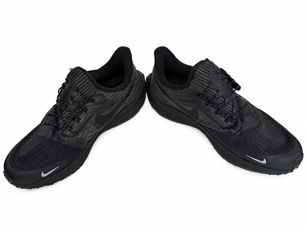 Nike Air Zoom Pegasus 39 FlyEase By You Men's 10.5 Black Running Shoes NWOT